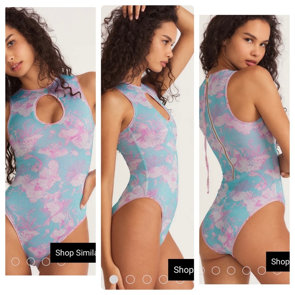 LOVESHACKFANCY X HURLEY - UNDER THE SEA MODERATE ONE PIECE M